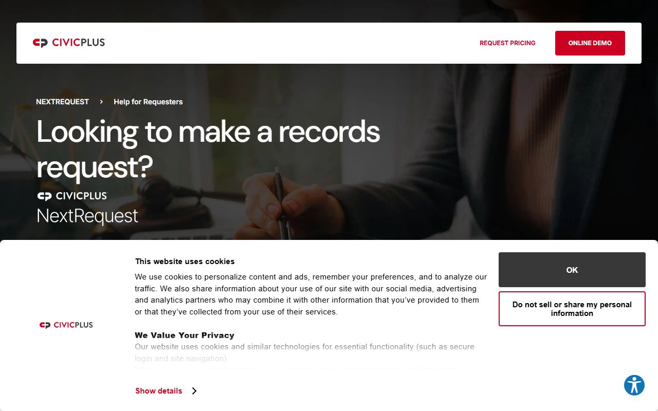 St. Paul 72 hour booking NextRequest portal