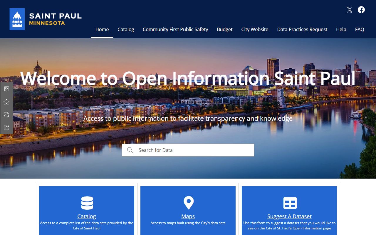 St. Paul open information portal 72 hour booking